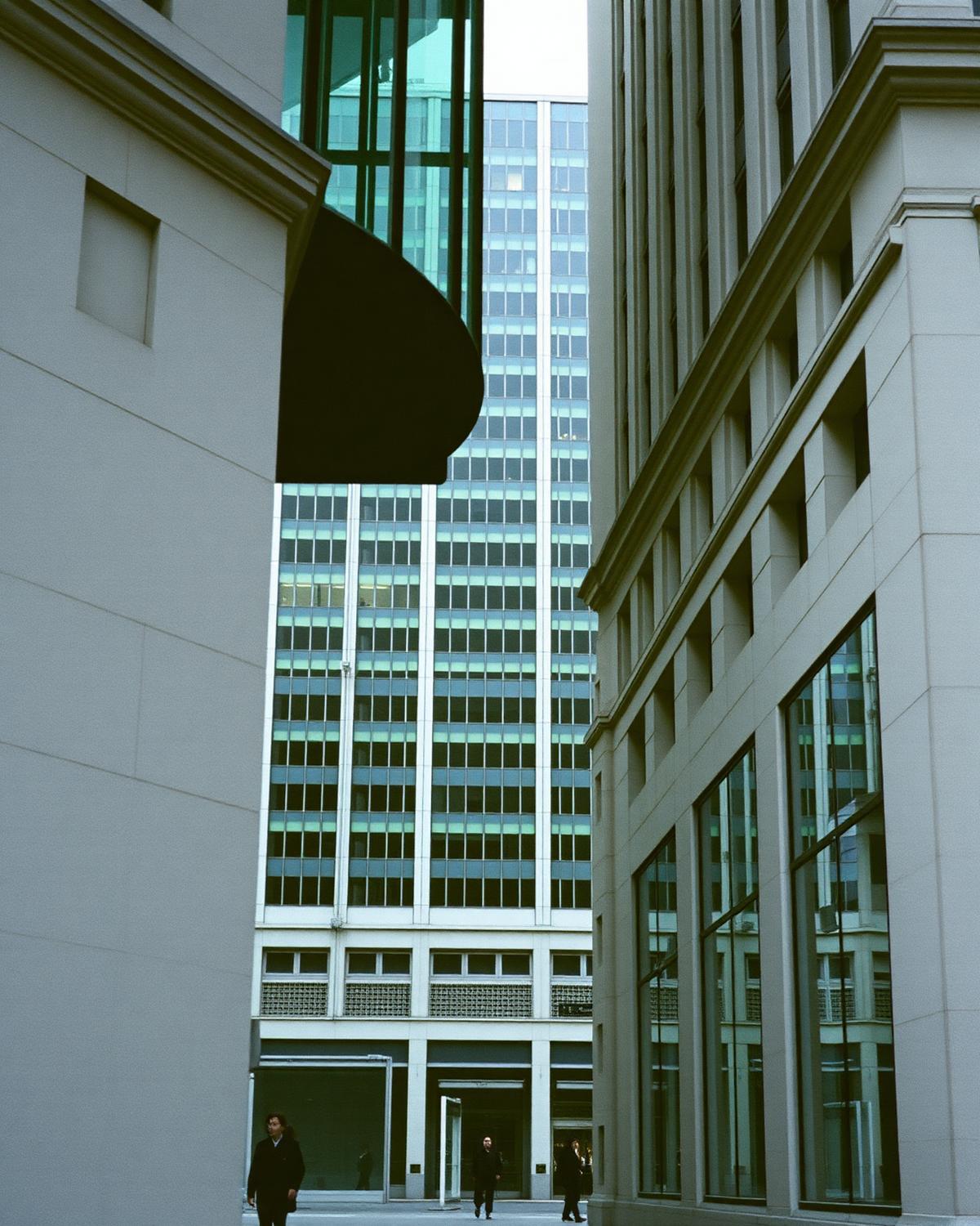 Modern financial architecture in the City of London